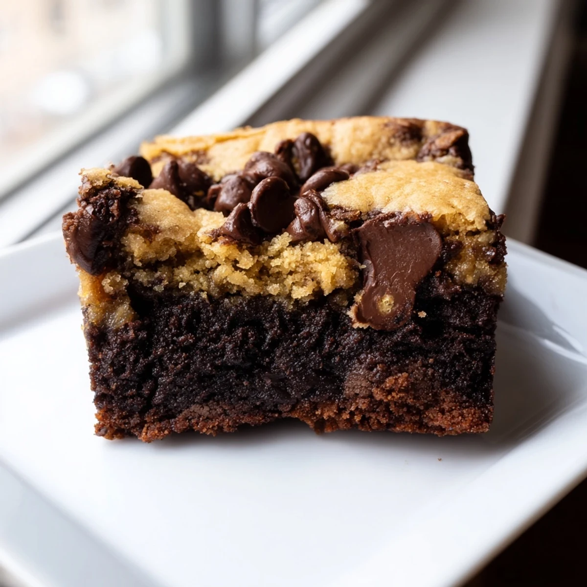 Double Layer Vegan Brookies