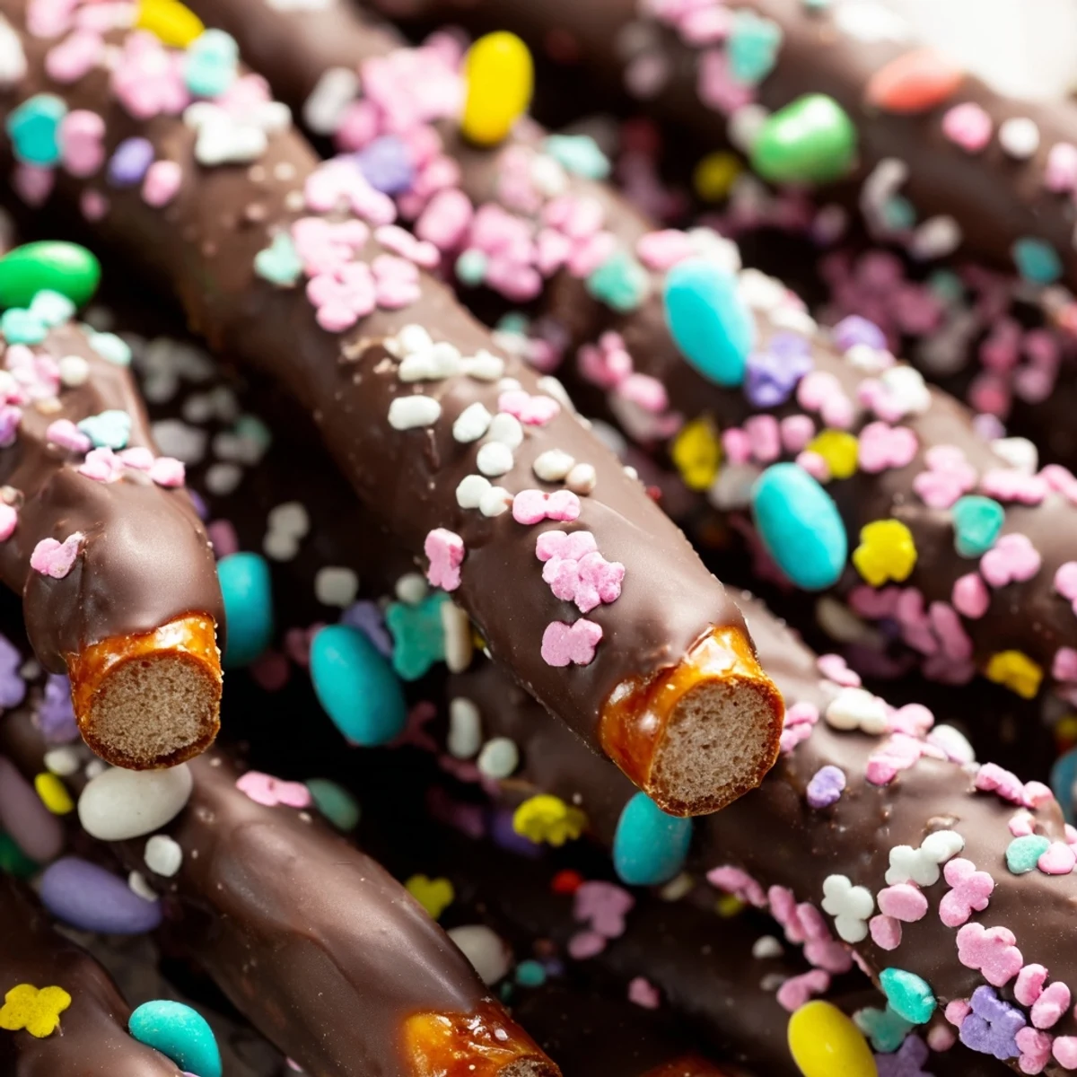 Chocolate Covered Pretzels For Easter