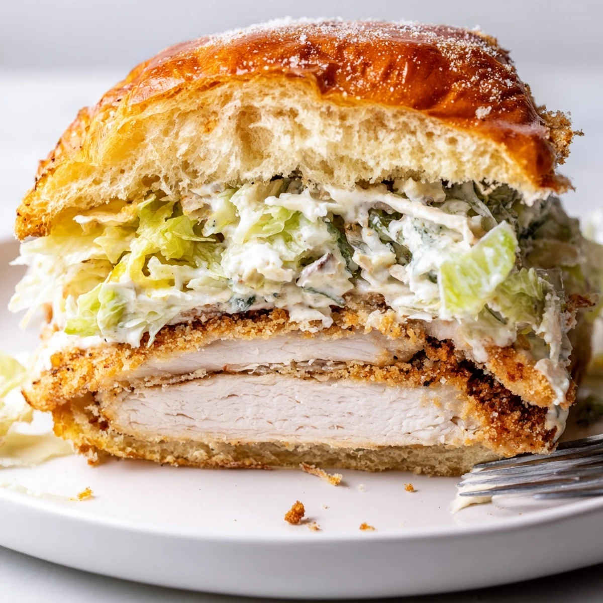 Crispy Chicken Caesar Sandwich