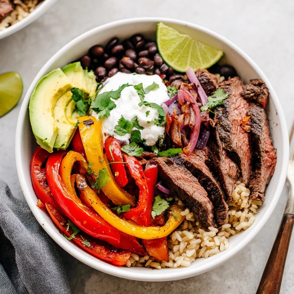 Steak Fajita Power Bowls