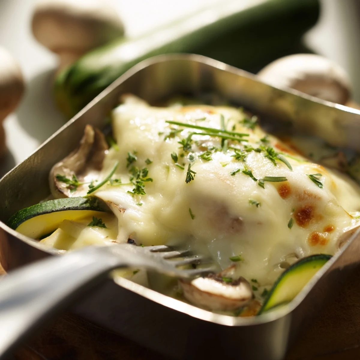 Swiss raclette dinner spread featuring warm melted cheese served with pickles peppers and charcuterie