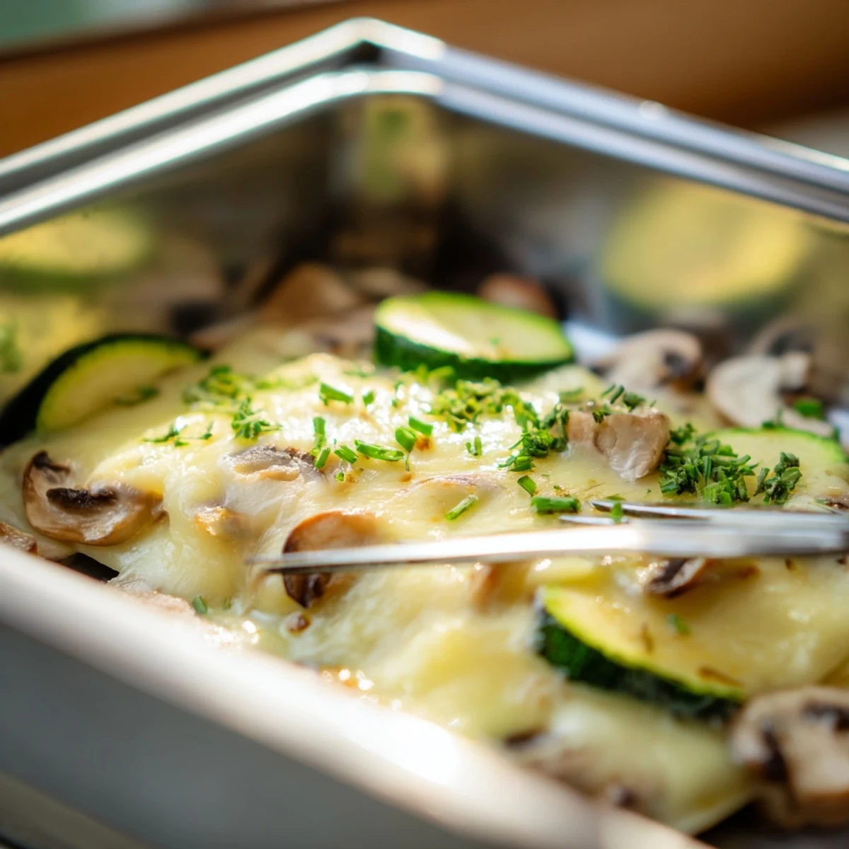 Interactive raclette meal with gooey scraped cheese coating tender potatoes and fresh sliced vegetables