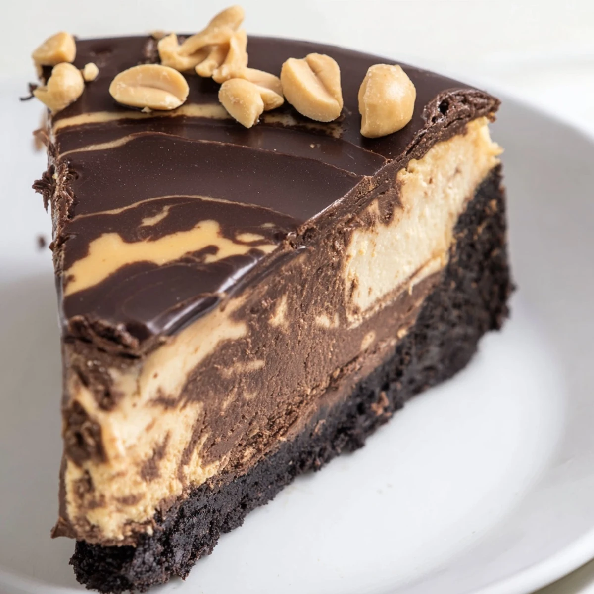 Chocolate Peanut Butter Cheesecake