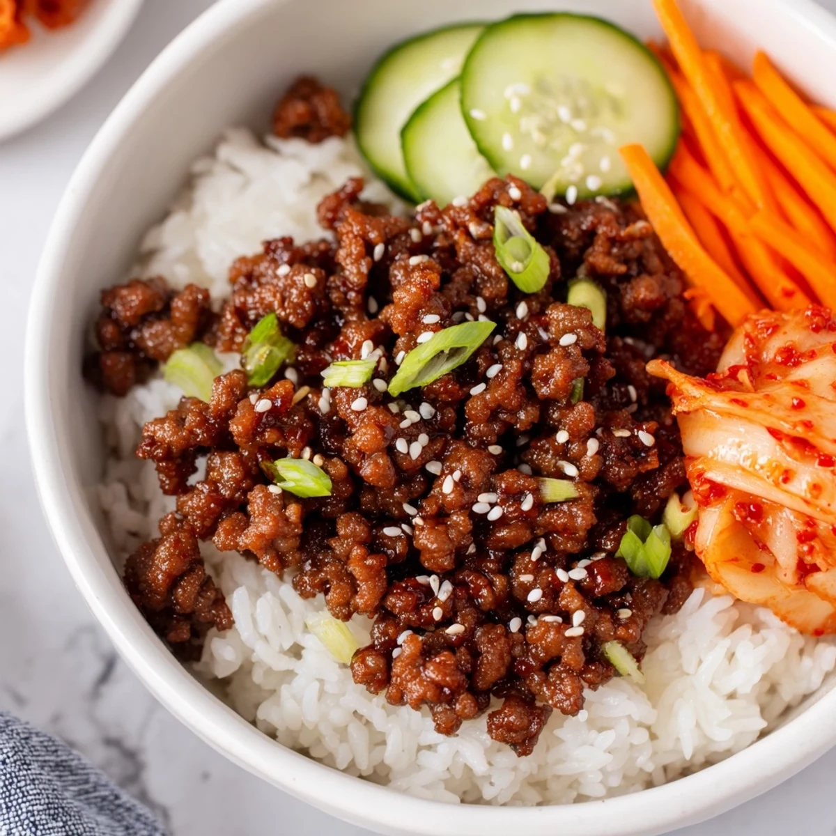 Korean Ground Beef Bowl