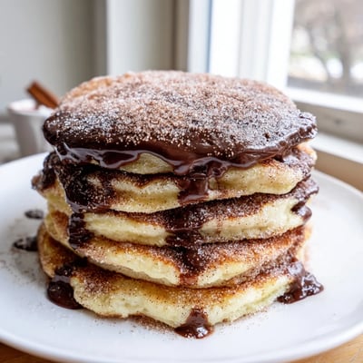 Spanish Churro Pancakes