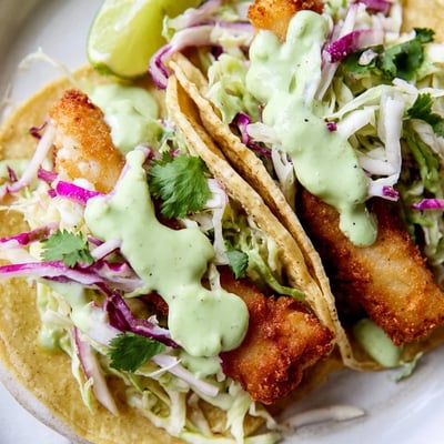 Homemade Baja Fish Tacos